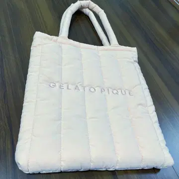 GELATO PIQUE 퀼팅 토트백 핑크