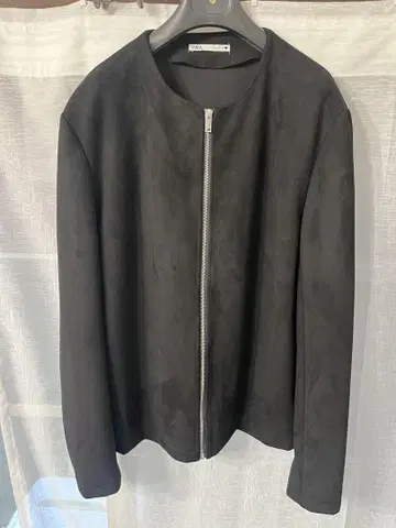 ZARA 스웨이드풍 가죽 블루종 자라