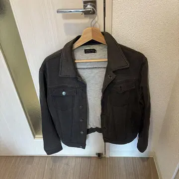 AFENDS 다크 그레이 크롭 자켓 US2