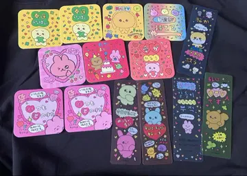 최고심 DAISO 코스터 클리어 북마커 시크릿 시크레