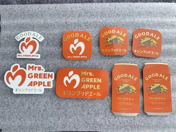 기린굿에일 x Mrs. GREEN APPLE 스티커 컴프+2장
