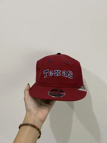 텍사스 로고 빨간색 캡