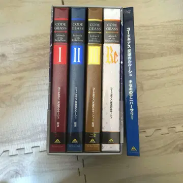 코드기어스 반역의 를르슈 극장판 Blu-ray 전 4권 한정판 세트+a