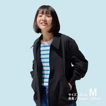 [훼미리마트] 훼미리마트 집업 자켓 검정 사이즈M