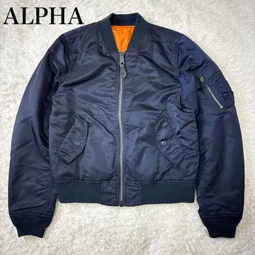 새상품급 ALPHA 플라이트 자켓 MA-1 리버서블 90s 짧은 기장 L