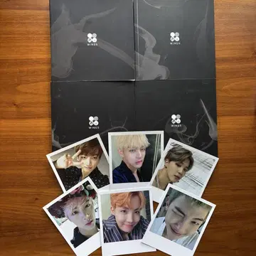 BTS WINGS 4 형태 세트 폴라로이드 포함