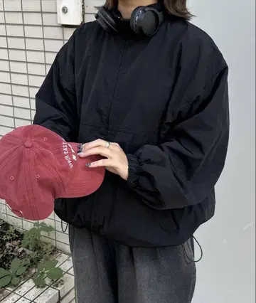 kutir 안쪽 플리스 나일론 블루종