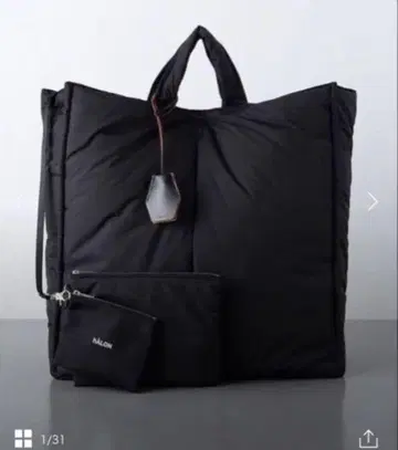 [완판템] halon 패딩 빅 토트백 United arrows