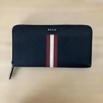 발리 BALLY 라운드 지퍼 블랙 지갑