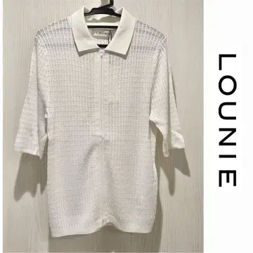 [ LOUNIE ] 옷깃 니트