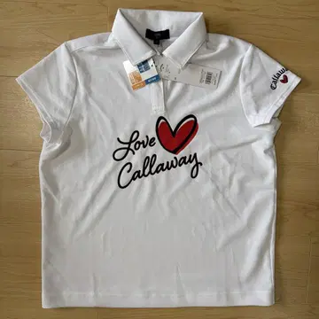 미사용 새상품 Callaway 여성용 셔츠 M 화이트