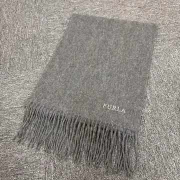 즉시 결제 FURLA 훌라 머플러 그레이
