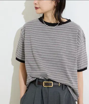 저널 스탠다드 이번 시즌 멀티 보더 T셔츠