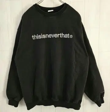 thisisneverthat 블랙 맨투맨 트레이닝복 L