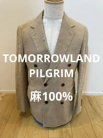 TOMORROWLAND PILGRIM 린넨 더블 브레스트 자켓