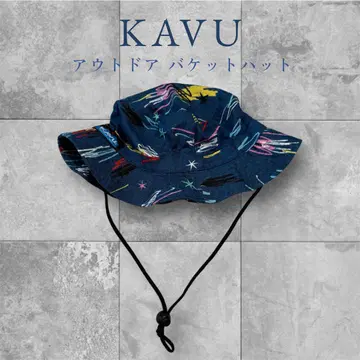 KAVU 버킷햇 아웃도어 네이비
