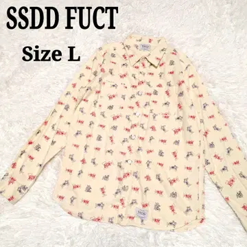 SSDD FUCT 팩트맨 셔츠 올 패턴 L 긴팔