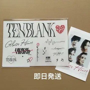TENBLANK 타투 씰 이벤트 굿즈 엽서 포함