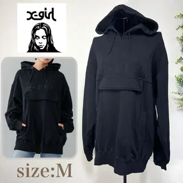 X-girl 엑스걸 FLAP POCKET SWEAT HOODIE