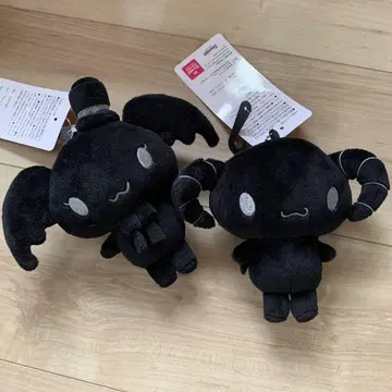 새상품 로로마닉 마스코트 참 봉제 인형 아베일 블랙 2개