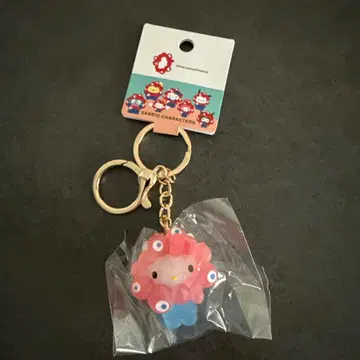 산리오 미야쿠미야쿠 클리어 키링 (키티)