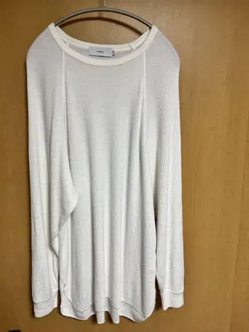 그라프 페이퍼 graphpaper 써멀 롱 슬리브 셔츠 화이트 사이즈 1