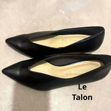 LE TALON 블랙 하이힐 펌프스