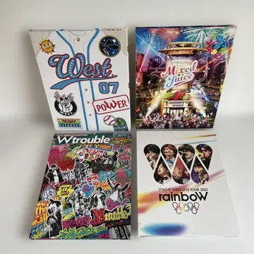 쟈니즈WEST 초회반 DVD 4점 세트