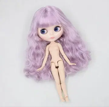 블라이스 인형 보라색 머리 손 부품 포함