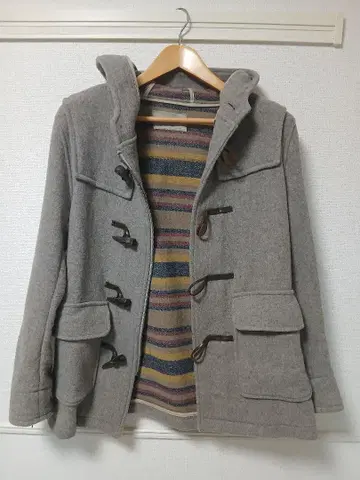 UNITED ARROWS 그레이 더플 코트