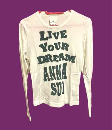 ANNA SUI 로고 긴팔 티셔츠