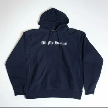 All My Homies XL 네이비 후드티 미사용 새상품