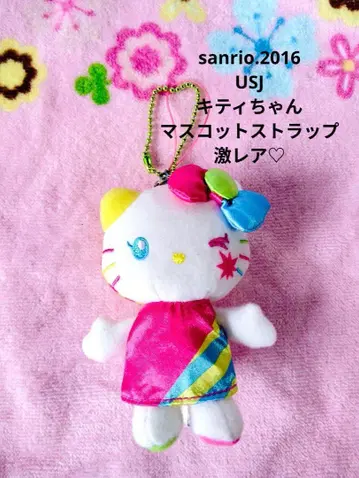 USJ 키티 마스코트 스트랩 [ 초레어 ]