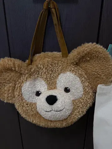 디즈니 더피 봉제 인형 백팩