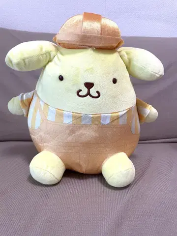 산리오 캐릭터즈 뽀요욘 에어포트 BIG 봉제 인형 폼폼푸딩