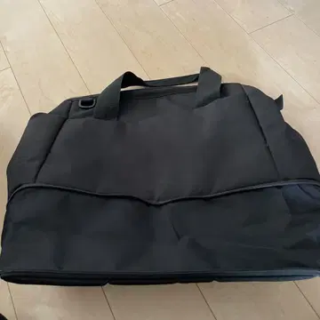 MUJI 블랙 보스턴 백 조절 가능 스트랩 포함