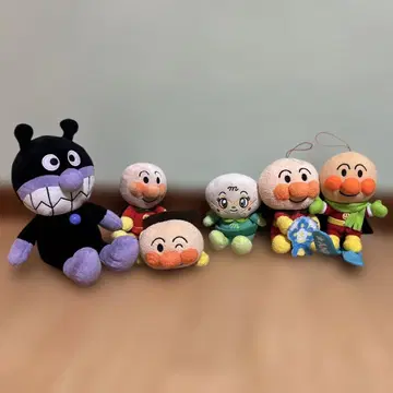 호빵맨 봉제 인형 6체 세트