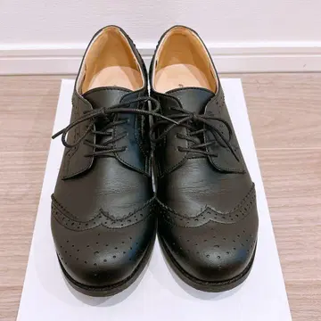 사만사 모스모스 로퍼 블랙 L 윙팁 레이스업 슈즈