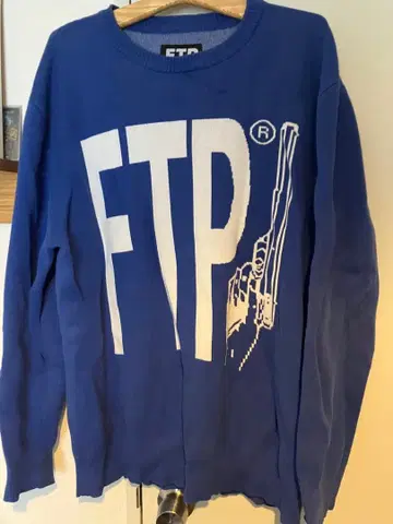 FTP 니트 파랑