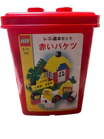 LEGO 기본 세트 빨간색 바케츠 4244/7616 외
