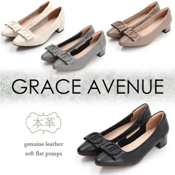 [컨디션 최상] GRACE AVENUE 플랫 펌프스 그레이스 애비뉴