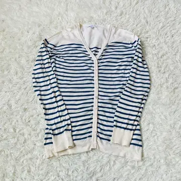 존스메들리 보더 가디건 코튼