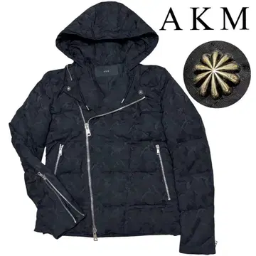 새상품급 정가 13만 AKM 콤초 쉐도우 카모 다운 라이더스 자켓