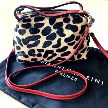 GIANNI CHIARINI 레오파드 무늬 숄더백