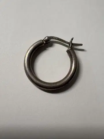 silver925 후프 귀걸이 한쪽용