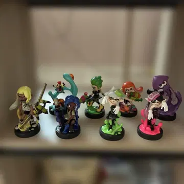 스프라툰 amiibo 8체