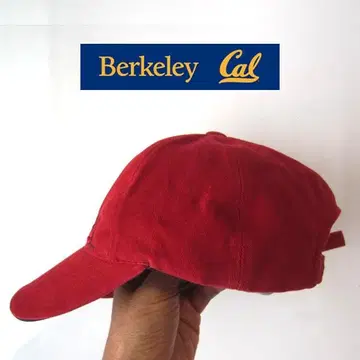 새상품급 Berkeley 코튼 야구 모자 빨간색 F
