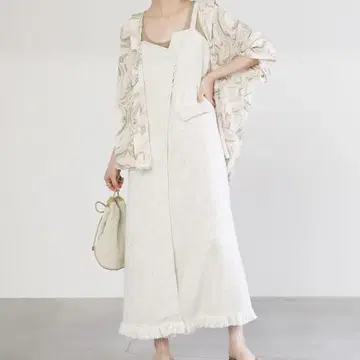 [ select MOCA ] 린넨라이크 비대칭 원피스