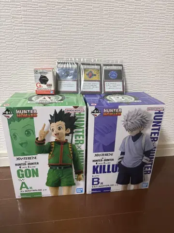 HUNTER x HUNTER 제일복권 그리드 아일랜드 A B G 카드