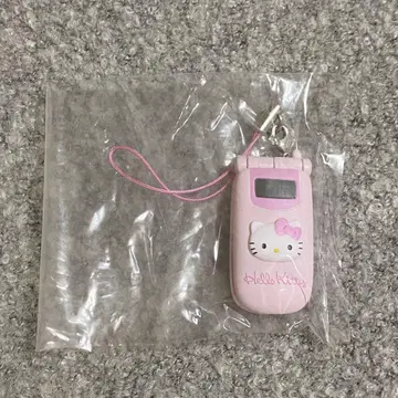 미사용 헬로키티 헤이세이 코갸루 시크릿 스트랩 폴더폰